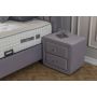 Cannes opbergboxspring 180x200cm grijs