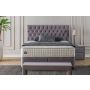 Cannes opbergboxspring 180x200cm grijs