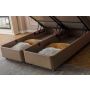 Paris opbergboxspring 180x200cm taupe