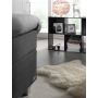 Gustavo Comfort vlakke boxspring 160x200cm antraciet met NASA topper
