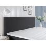 Comfort 2.0 vlakke boxspring 90x200cm antraciet