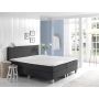 Comfort 2.0 vlakke boxspring 90x200cm antraciet