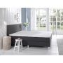 Comfort 2.0 vlakke boxspring 90x200cm antraciet