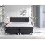 Comfort 2.0 vlakke boxspring 90x200cm antraciet
