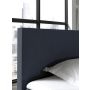 Comfort 2.0 vlakke boxspring 160x220cm donkerblauw
