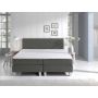 Comfort 2.0 vlakke boxspring 80x200cm grijs