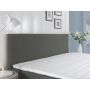 Comfort 2.0 vlakke boxspring 80x210cm grijs