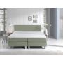Comfort 2.0 vlakke boxspring 140x210cm groen
