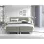 Comfort 2.0 vlakke boxspring 160x210cm groen