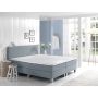 Comfort 2.0 vlakke boxspring 180x210cm lichtblauw