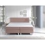 Comfort 2.0 vlakke boxspring 160x210cm roze