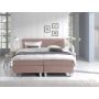 Comfort 2.0 vlakke boxspring 160x210cm roze