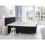 Comfort 2.0 vlakke boxspring 120x210cm zwart