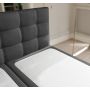 Arizona 1.0 elektrische boxspring 140x200cm antraciet met Hybrid topper