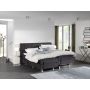 Your Home Pull elektrische boxspring 140x200cm antraciet met NASA topper
