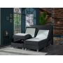 Boston elektrische boxspring 140x200cm antraciet