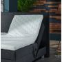 Boston elektrische boxspring 180x200cm antraciet met Hybrid topper