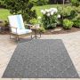 Patara Ottoman buitenkleed laagpolig rechthoek 200x290cm grijs