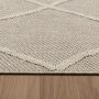 Patara Baka buitenkleed laagpolig rechthoek 80x150cm beige