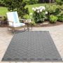 Patara Petek buitenkleed laagpolig loper 80x250cm grijs