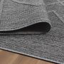 Patara Zigzag buitenkleed laagpolig rechthoek 240x340cm grijs