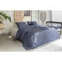 Soft Structure dekbedovertrek 135x200cm donker blauw