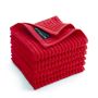 Clean & Shiny Horeca vaatdoek 30x30cm rood (6 stuks)