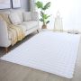Ambiance 3D vloerkleed fluffy hoogpolig rechthoek 200x290cm wit
