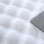 Ambiance 3D vloerkleed fluffy hoogpolig rechthoek 200x290cm wit