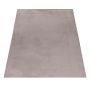 Pouffy vloerkleed fluffy hoogpolig rechthoek 120x170cm beige