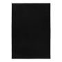 Pouffy vloerkleed fluffy hoogpolig rechthoek 160x230cm zwart