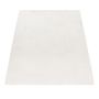 Pouffy vloerkleed fluffy hoogpolig loper 60x110cm crème