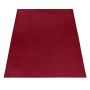 Pouffy vloerkleed fluffy hoogpolig loper 60x110cm rood