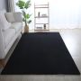 Sky vloerkleed laagpolig rechthoek 120x170cm zwart