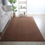Sky vloerkleed laagpolig rechthoek 120x170cm bruin