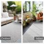 Zagora Plura binnen- & buitenkleed rechthoek 200x290cm grijs
