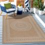 Dhaka Shapl binnen- & buitenkleed loper 80x250cm jute beige