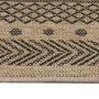 Dhaka Shapl binnen- & buitenkleed rechthoek 280x370cm jute zwart