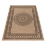 Dhaka Shapl binnen- & buitenkleed rechthoek 280x370cm jute zwart