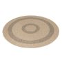 Comilla Nipu buitenkleed rond Ø 160cm jute zwart