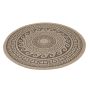 Comilla Rishi buitenkleed rond Ø 120cm jute zwart