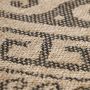 Comilla Rishi buitenkleed rond Ø 120cm jute zwart