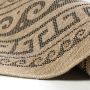 Comilla Rishi buitenkleed rond Ø 120cm jute zwart