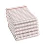 DDDDD National theedoek 65x65cm rood (6 stuks)
