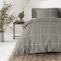 Cinderella Robyn 1-persoons dekbedovertrekset 140x220cm satijn taupe
