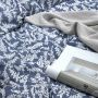 Cinderella Lotta 1-persoons dekbedovertrekset 155x220cm katoen blauw