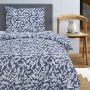 Cinderella Lotta 1-persoons dekbedovertrekset 155x220cm katoen blauw