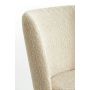 ECKLEY eetkamerstoel teddy 56x47x79cm zand met zwart poten
