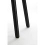 ECKLEY eetkamerstoel teddy 56x47x79cm zand met zwart poten