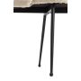 CHIBA eetkamerstoel bouclé (lus) 62x59x86cm crème met zwart poten